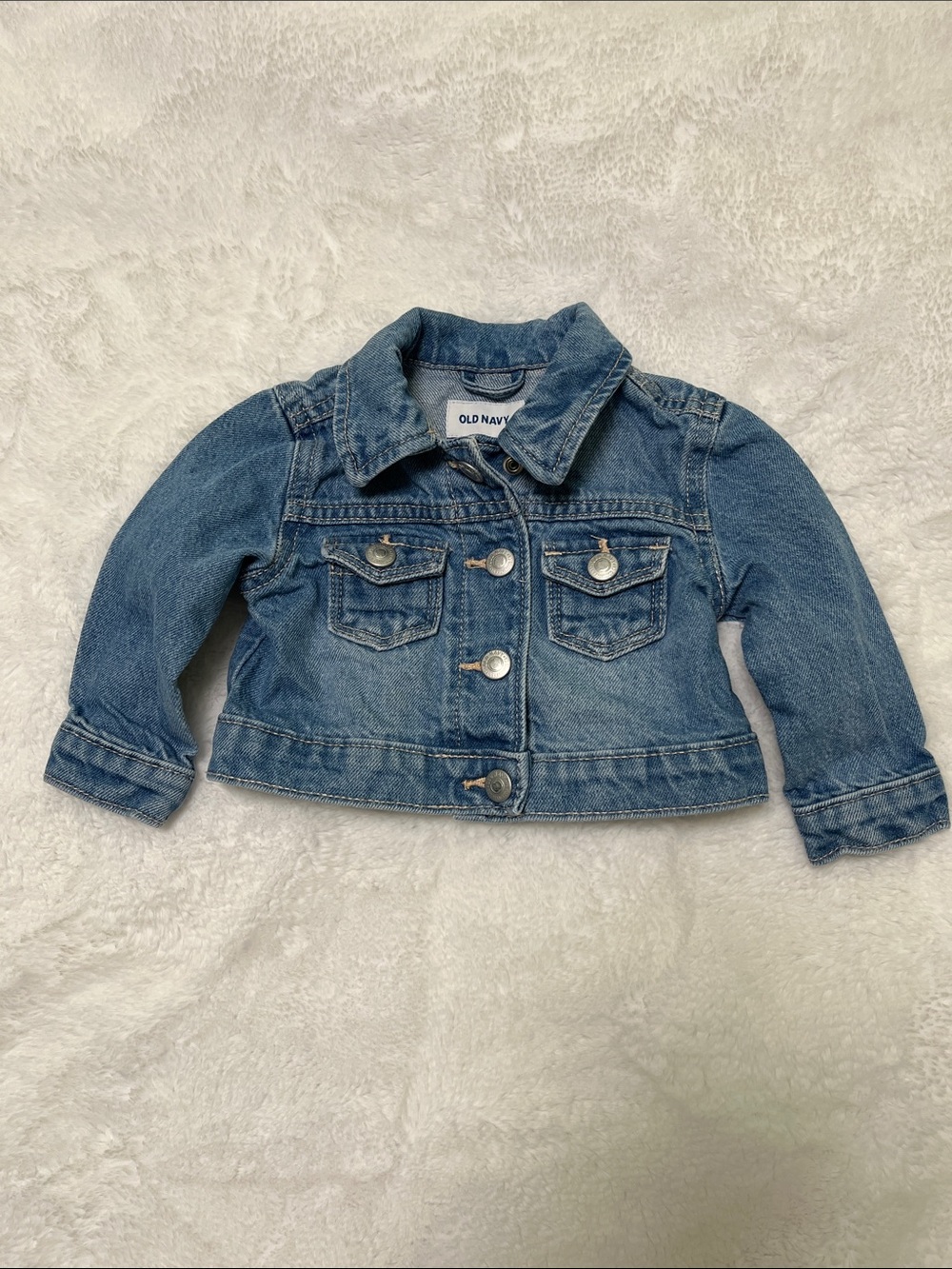 Old Navy Denim Jacket, child size 6-12 months